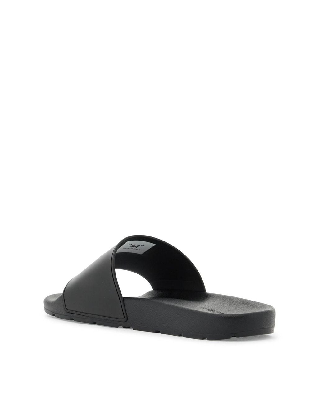 Off-White c/o Virgil Abloh slides euro 44/men’s US 11. Great condition Virgil Abloh Off-White Logo Orange Rubber Pool Slider Slides  main image 2