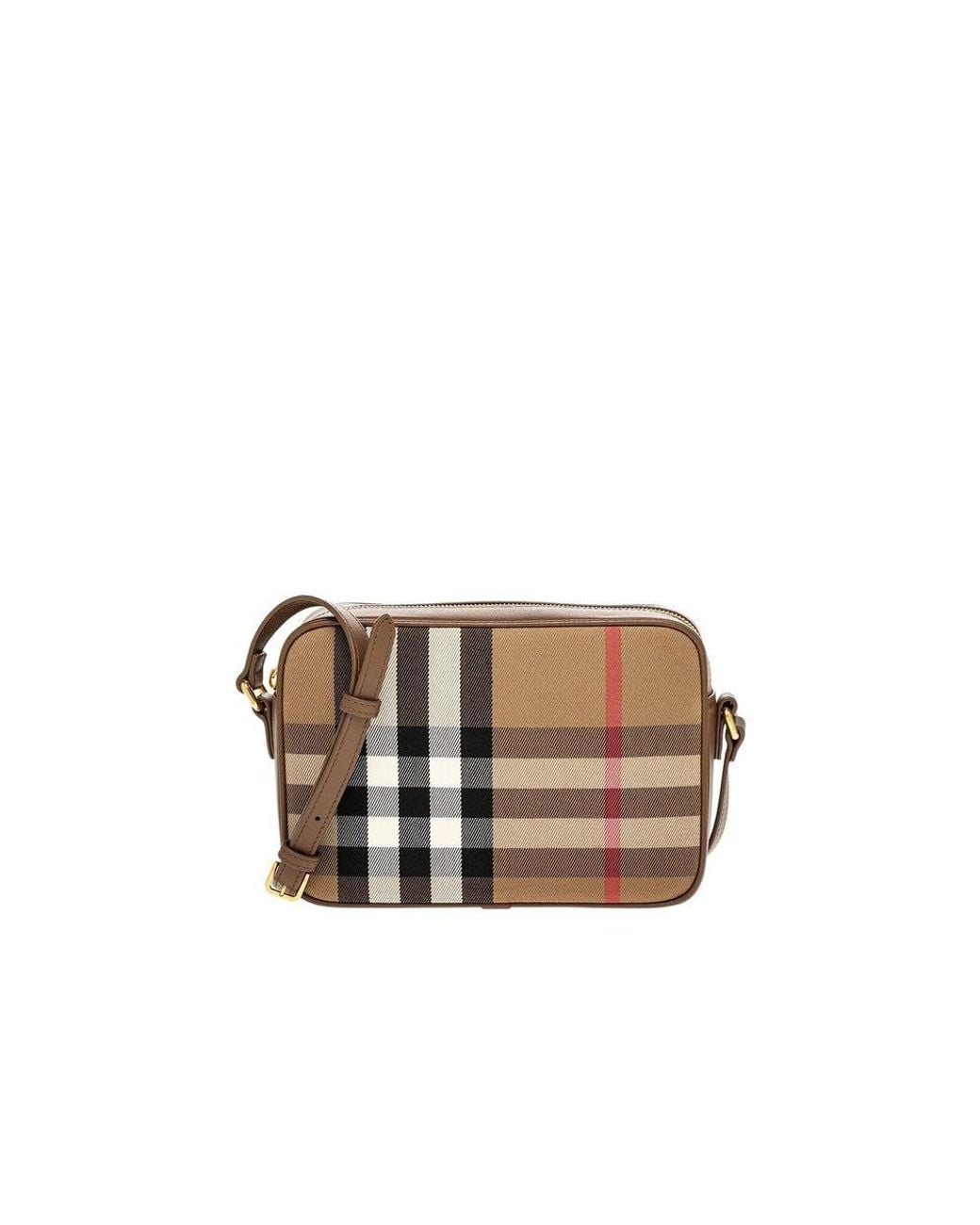 Burberry Brown Leather Shoulder Bag