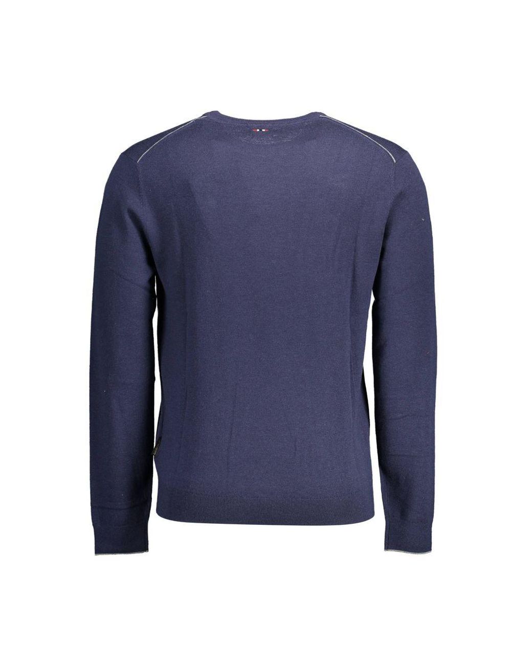 Napapijri Blue Wool Shirt for men