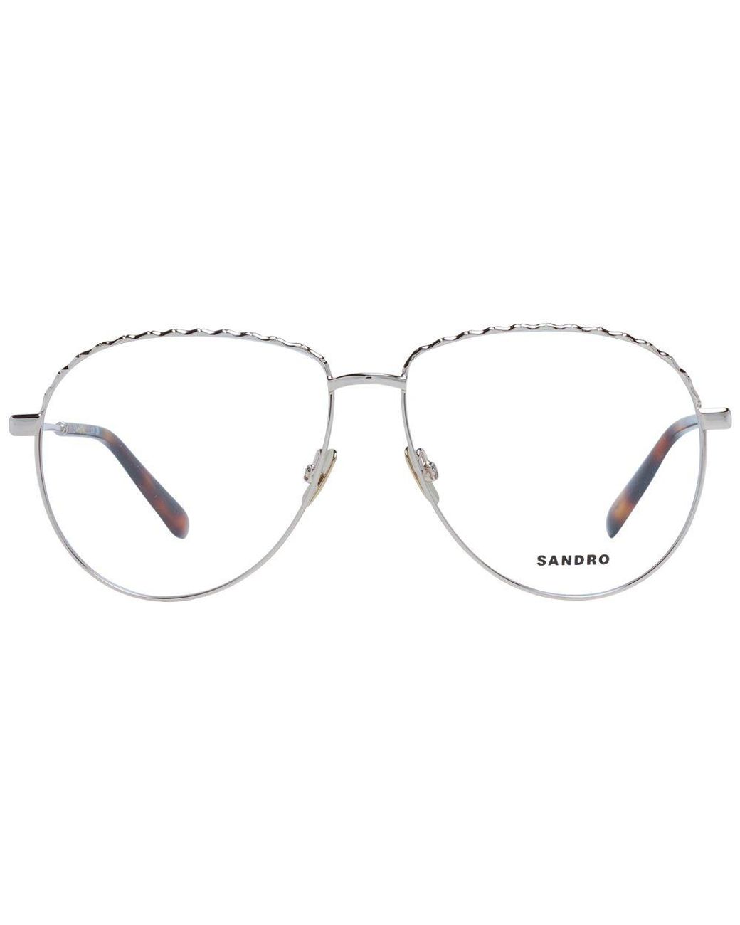 Sandro Metallic Rose Gold Metal Glasses (frames) for men