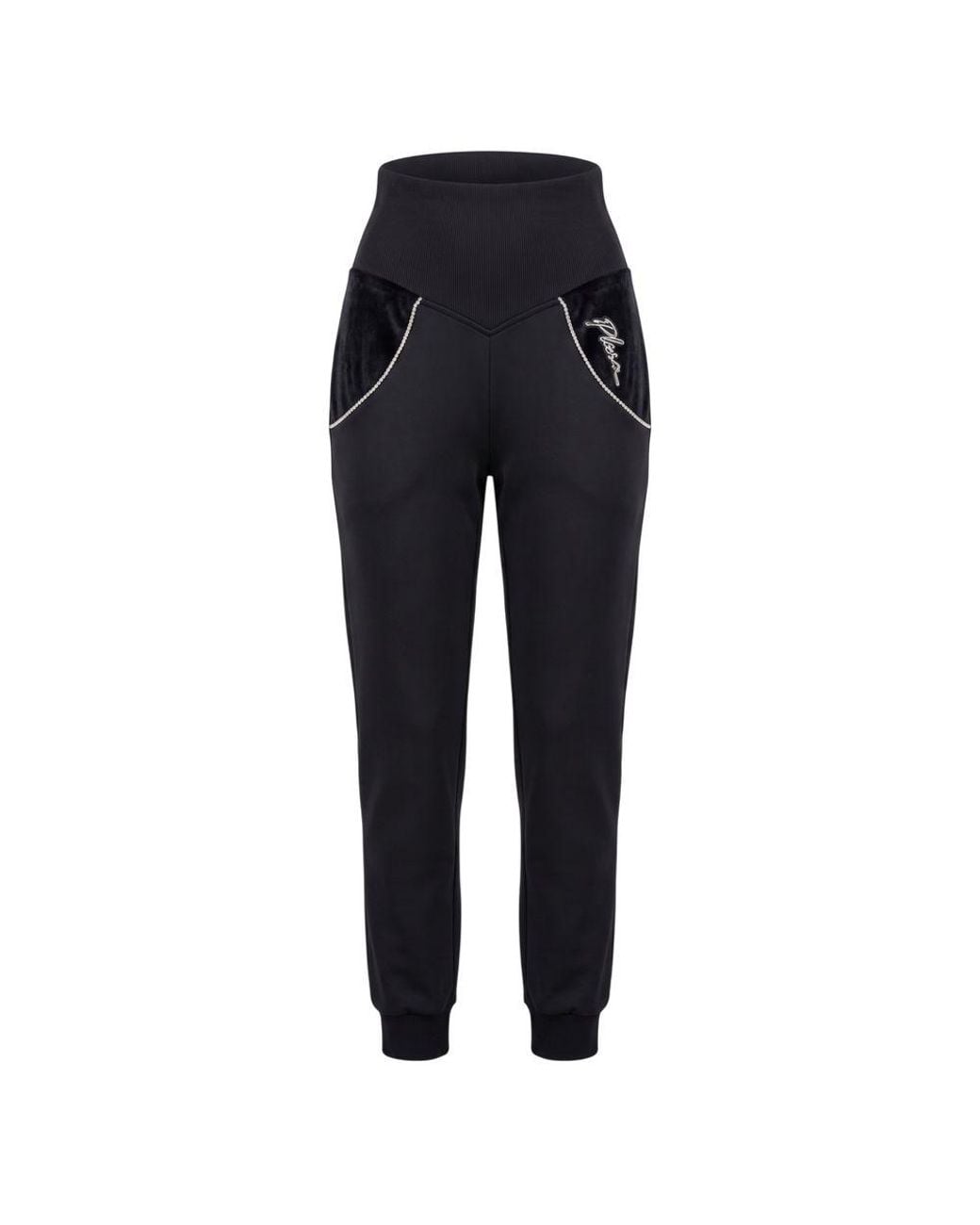 Philipp Plein Blue Cotton Sweatpant