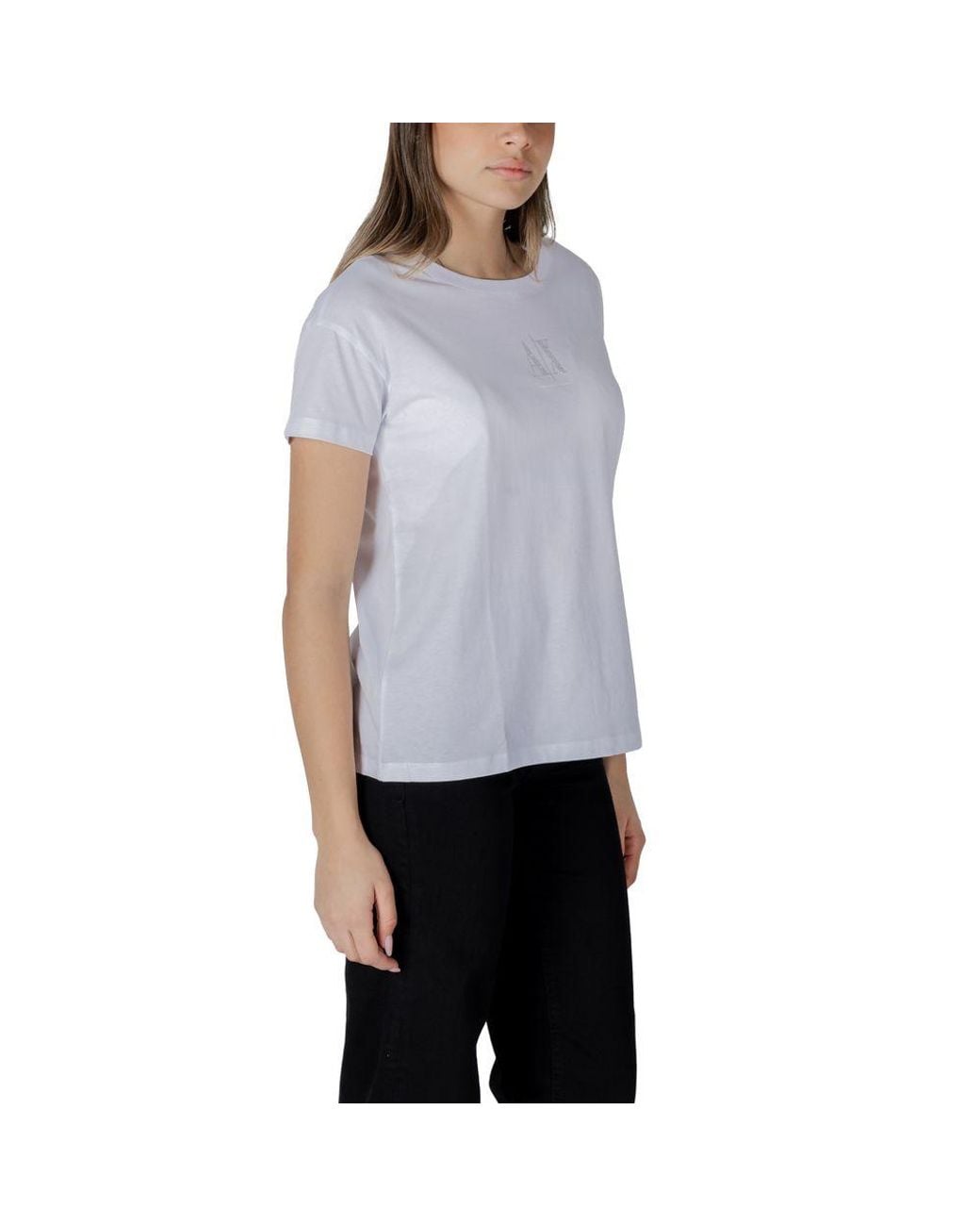 ARMANI EXCHANGE Blue Cotton T-Shirt