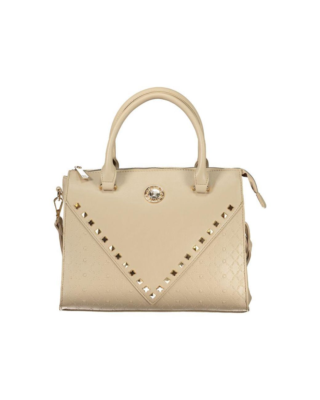 Laura Biagiotti Natural Beige Pvc Handbag