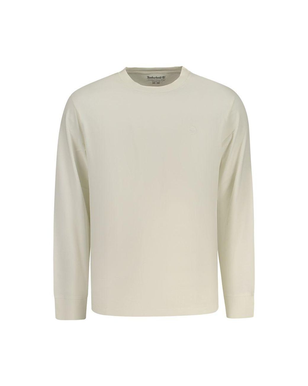 Timberland White Cotton Tshirt for men