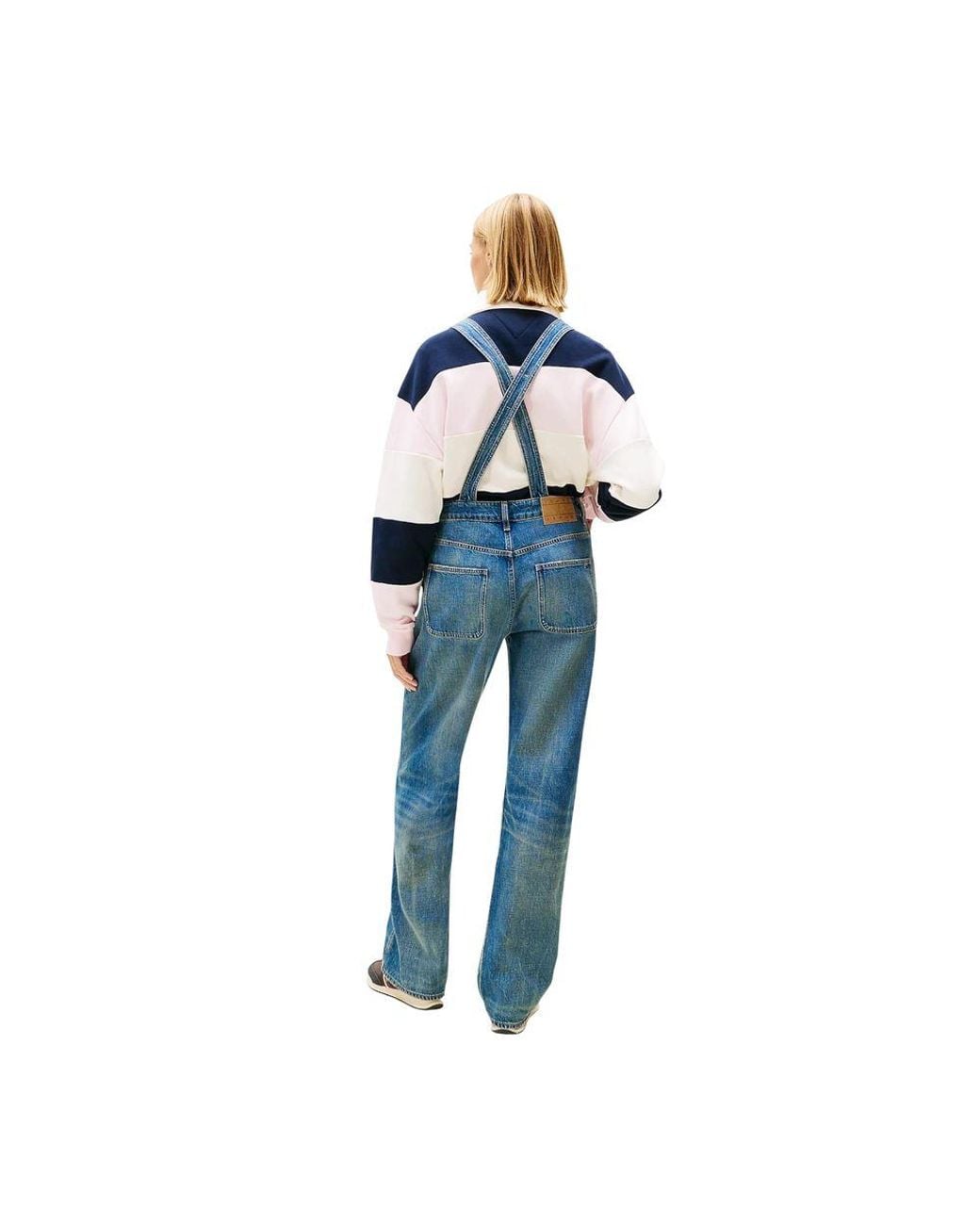 Tommy Hilfiger Blue Recycled Cotton Jumpsuit