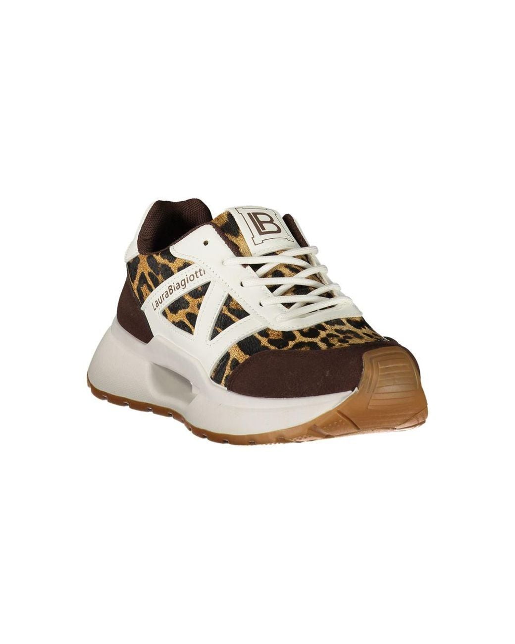 Laura Biagiotti Multicolor Brown Polyurethane 's Sneaker