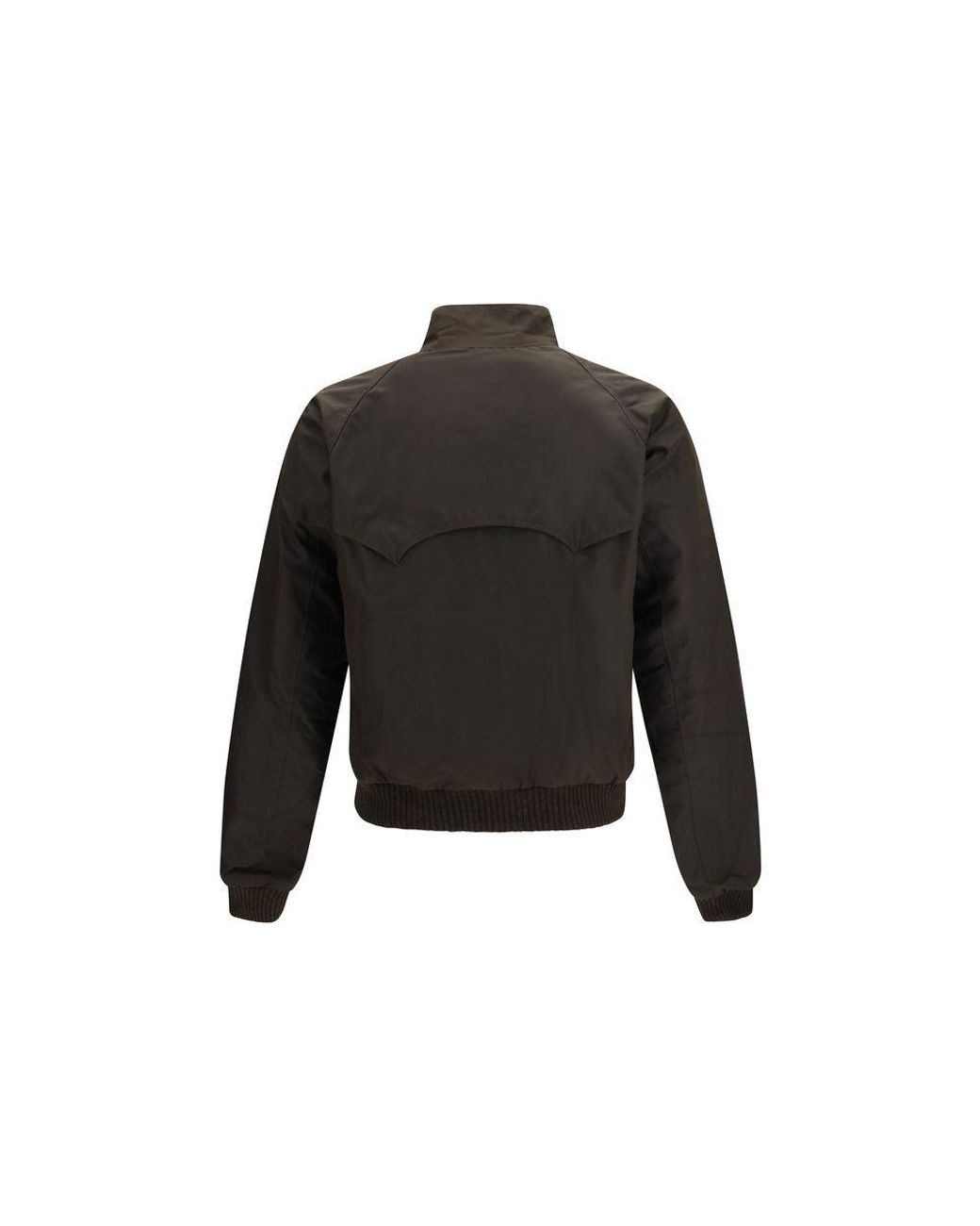 Barbour Black Cotton Bomber for men