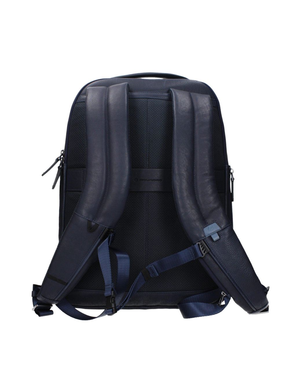Piquadro Blue Leather Backpack for men