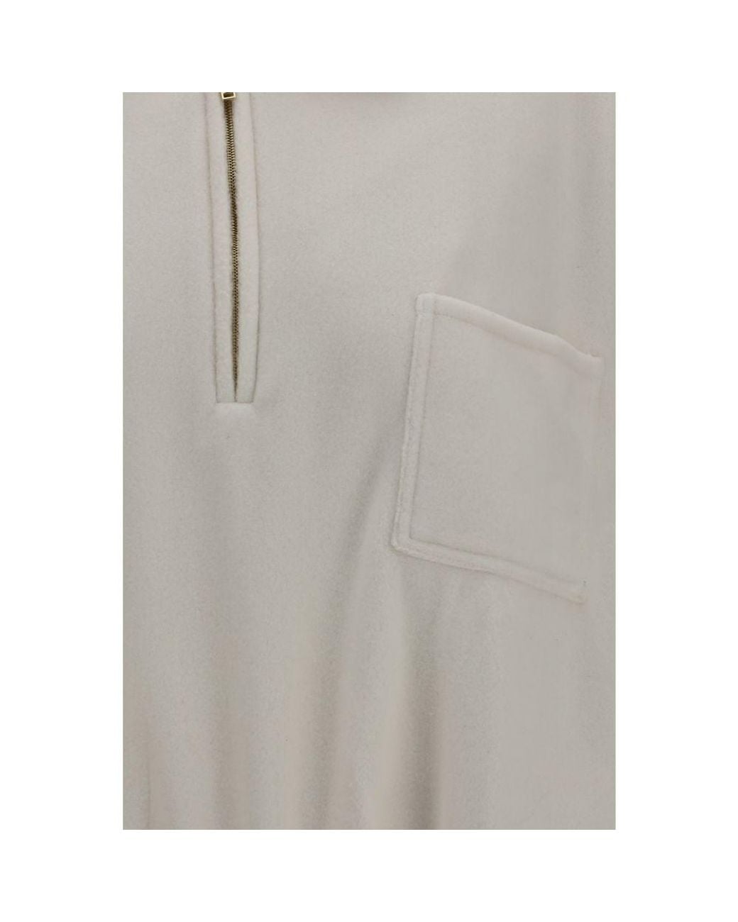 DARKPARK Gray Beige Polyester Sweatshirt