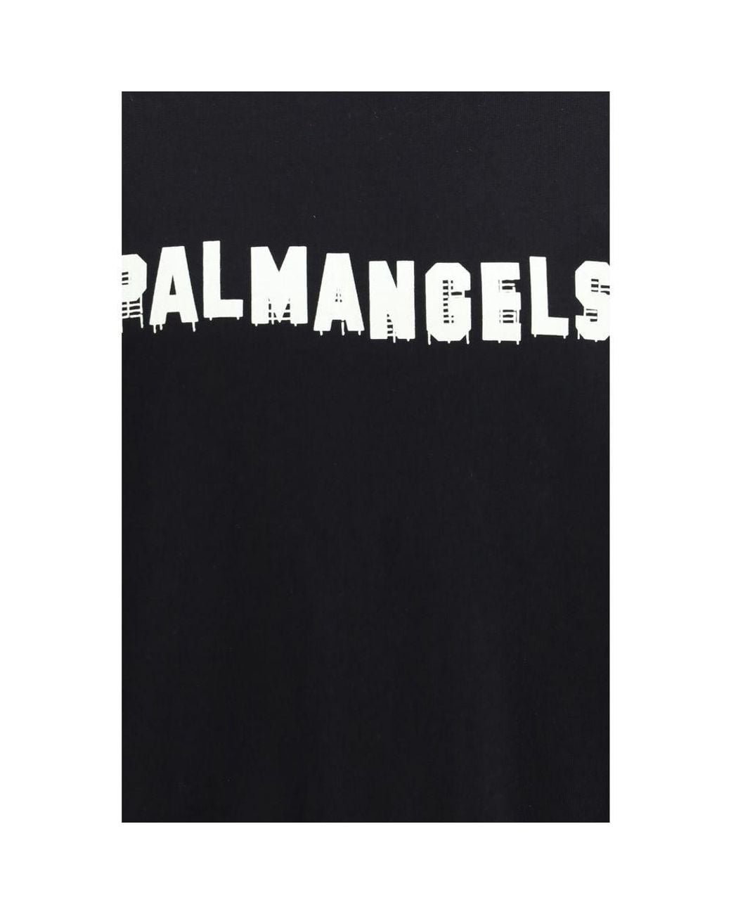 Palm Angels Black Cotton Sweatshirt for men