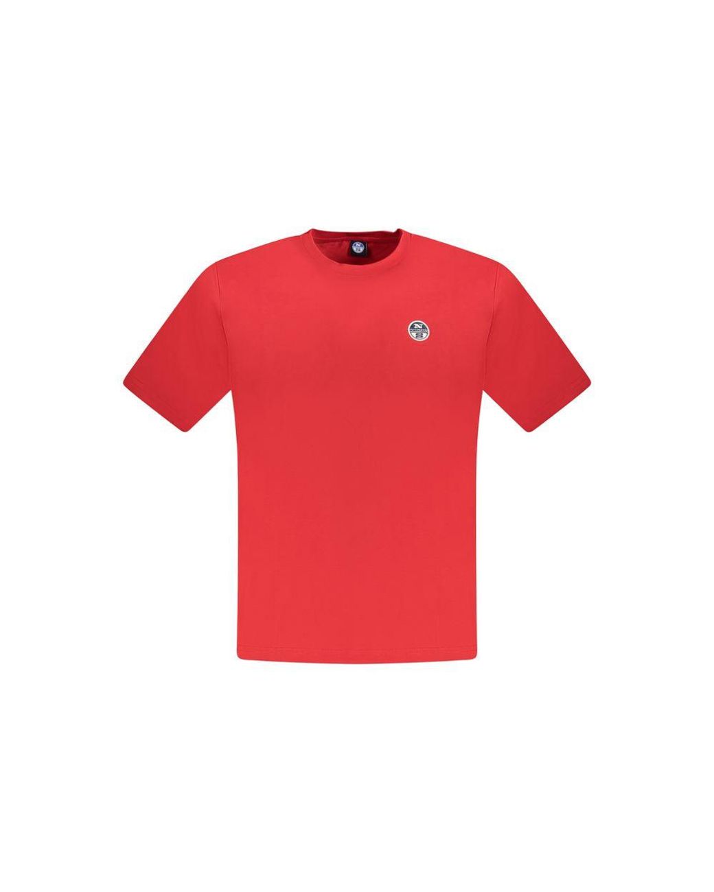 North Sails Red Cotton T-Shirt for men