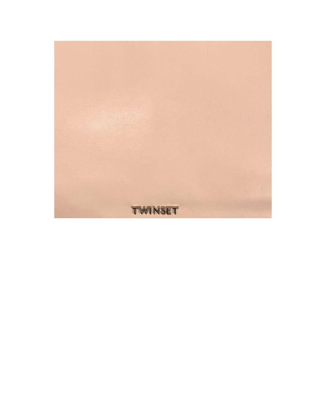 Twinset Pink Pu Shoulder Bag