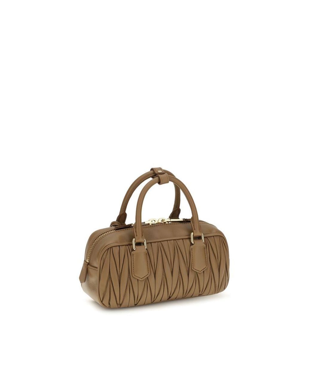 Miu Miu Brown Miu Miu Arcadie Shoulder Bag