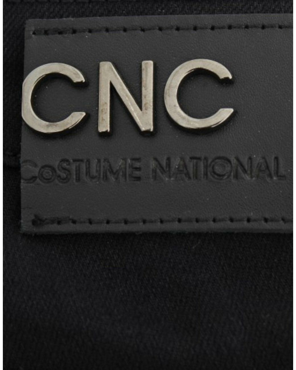 CoSTUME NATIONAL Straight Leg Jeans Black Sig12469