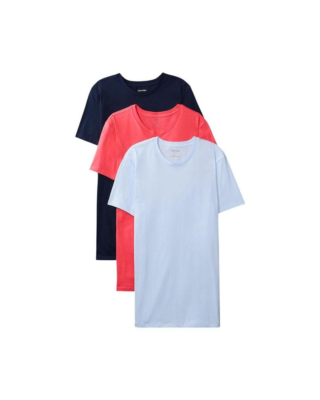 Calvin Klein Blue Cotton Tank Tops for men