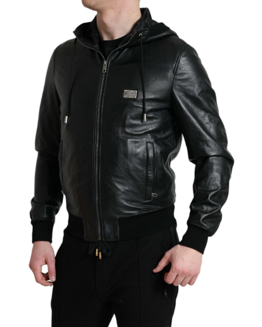 dolce-gabbana--Black-Leather-
