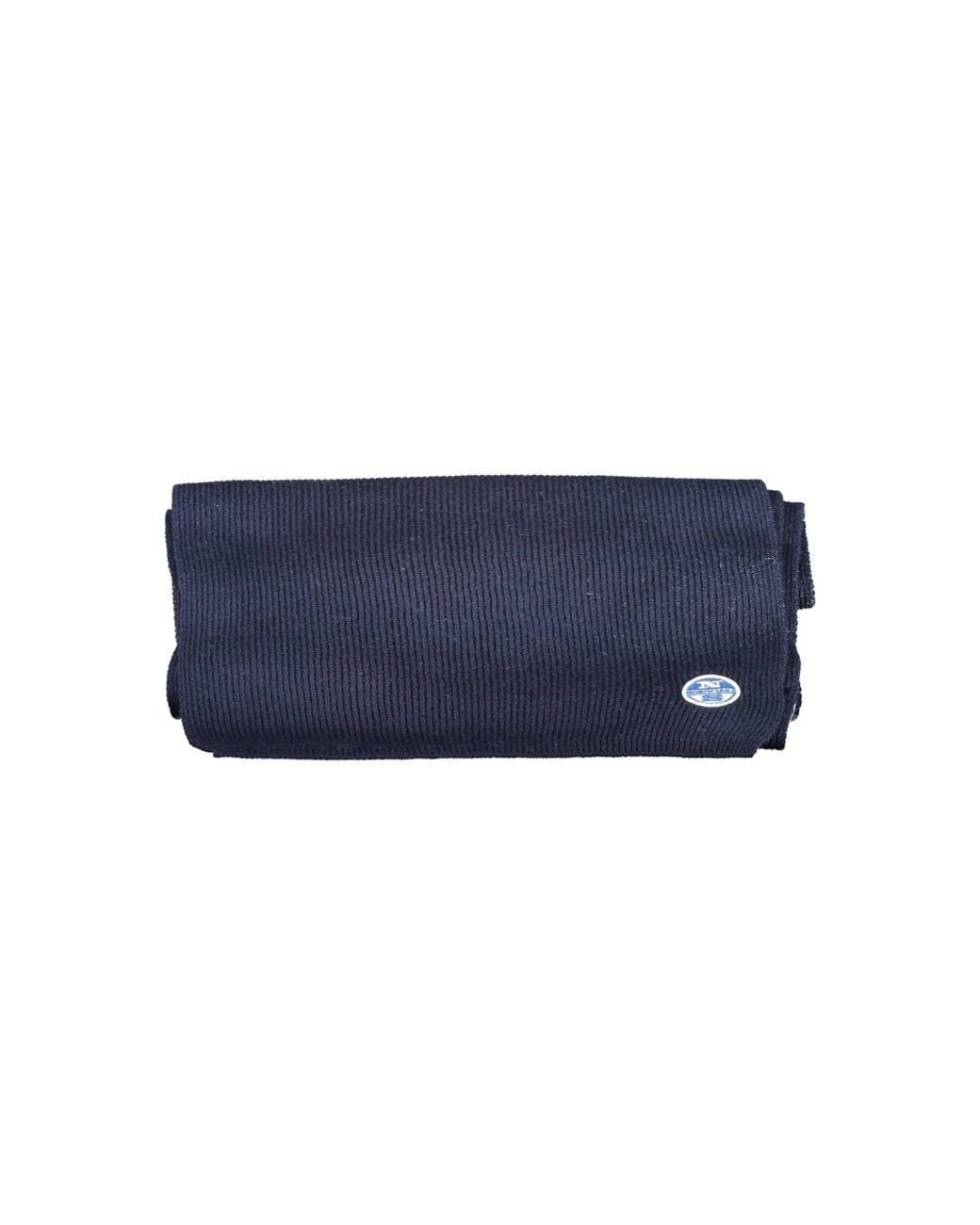 North Sails Blue Cotton Scarf for men