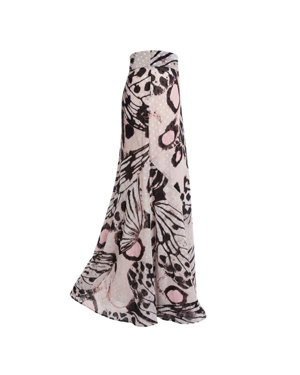 Trussardi Multicolor Pink Polyester Skirt