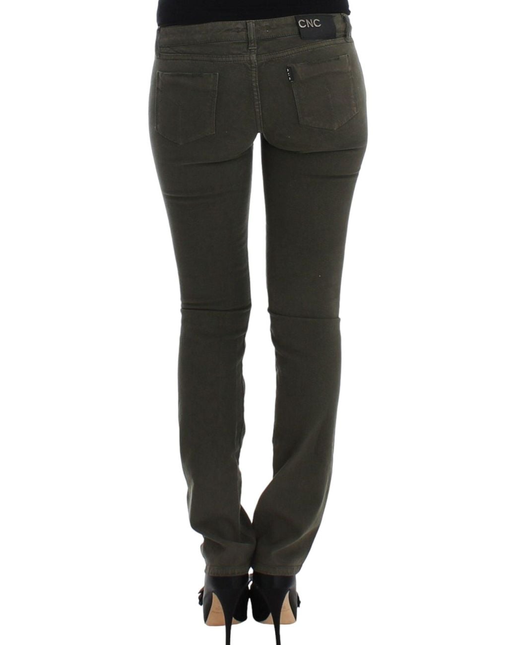 CoSTUME NATIONAL Black Slim Leg Jeans