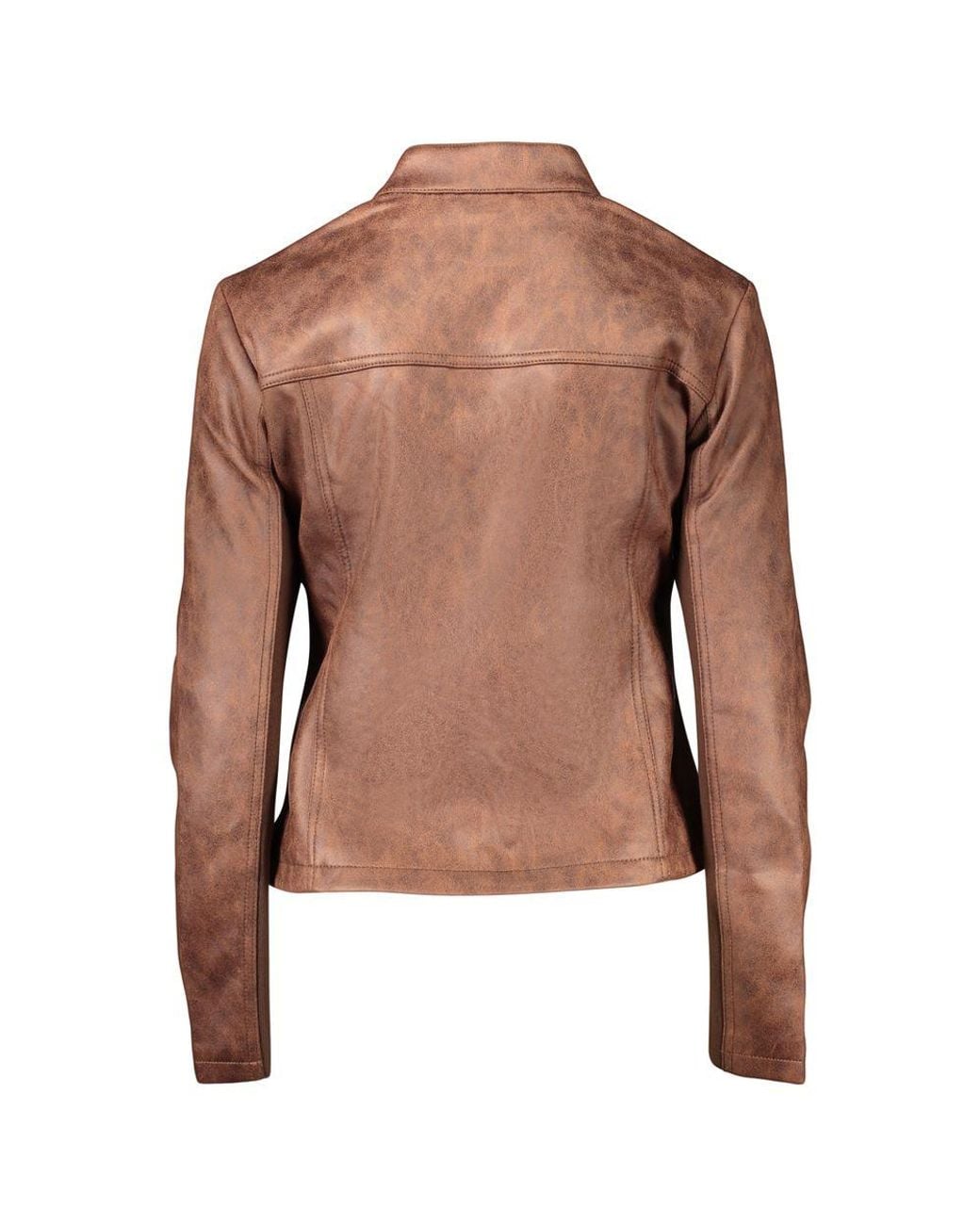 Desigual Brown Polyester S Jacket