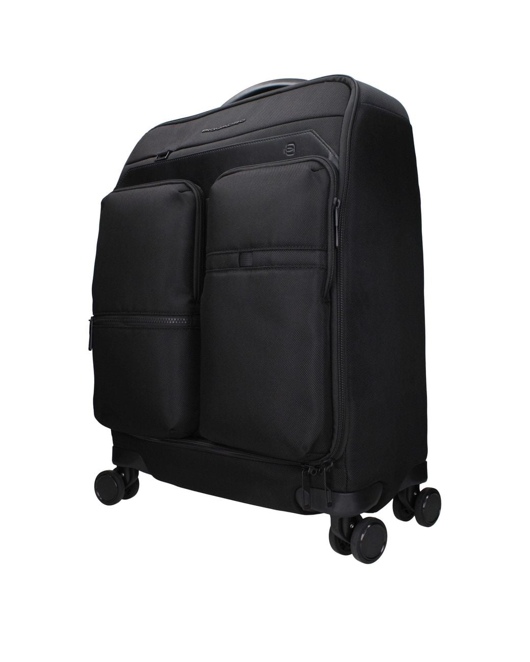 Piquadro Black Fabric Luggage And Travel for men