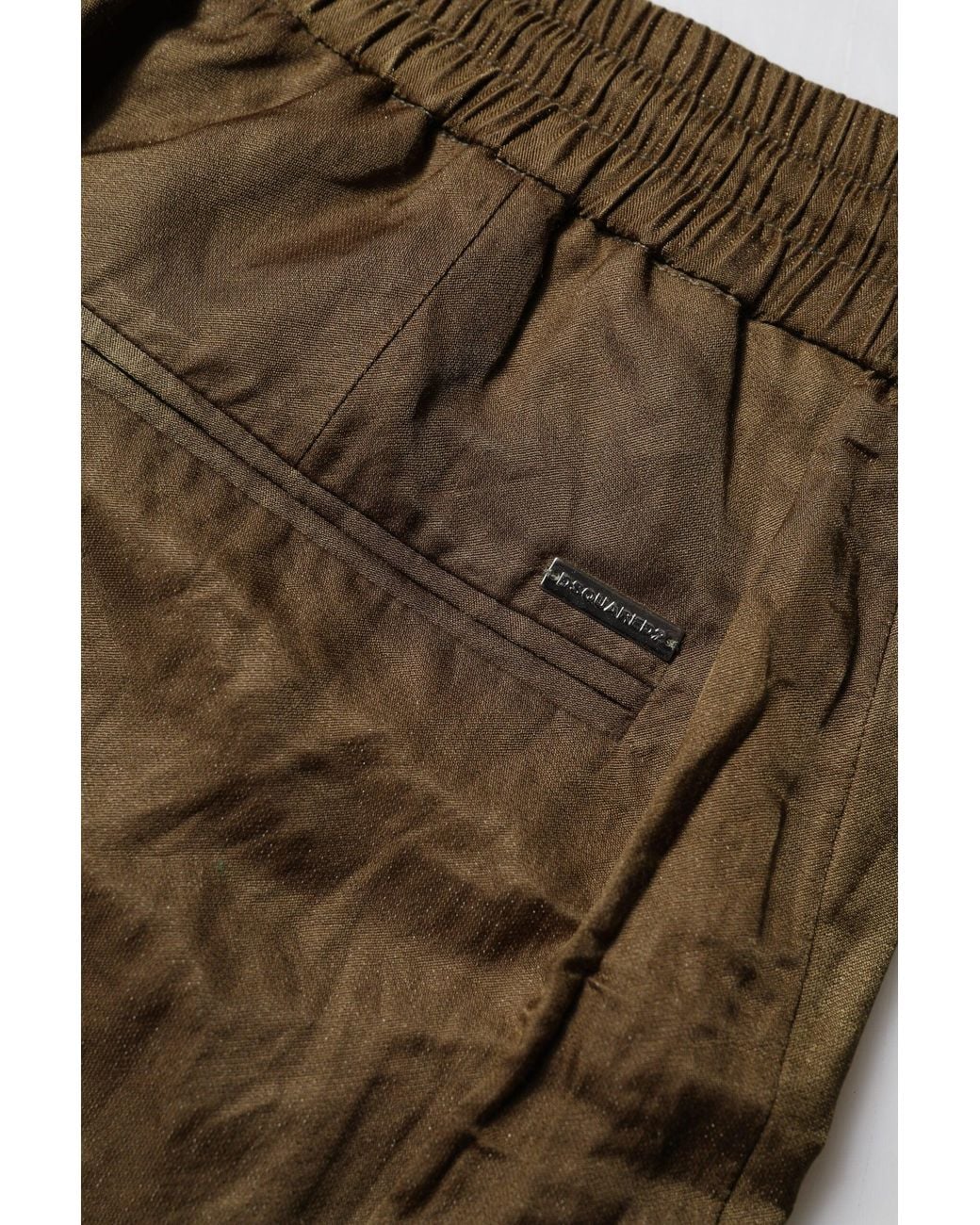 DSquared² Green Slim-Fit Trousers