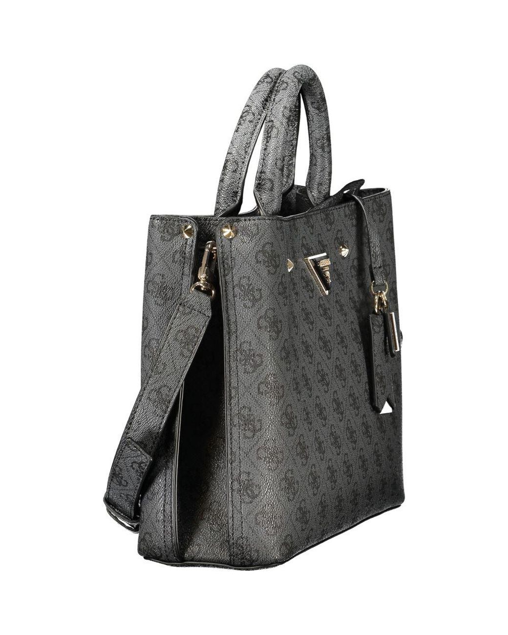 Guess Gray Nero Poliuretano Donna Bag