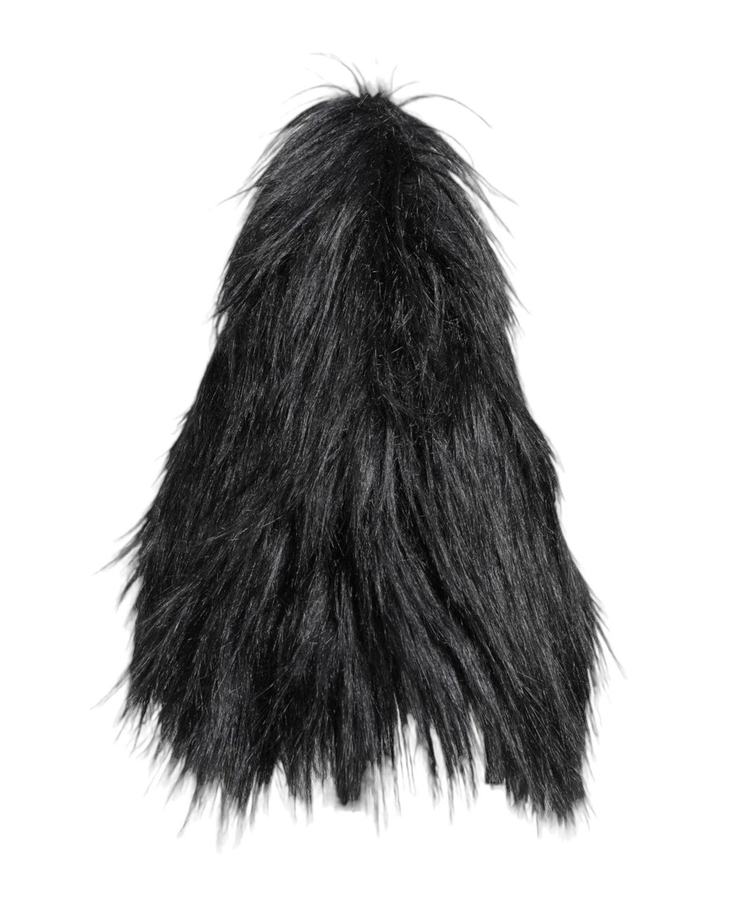 Dolce & Gabbana Black Acrylic Fur Bucket Hat