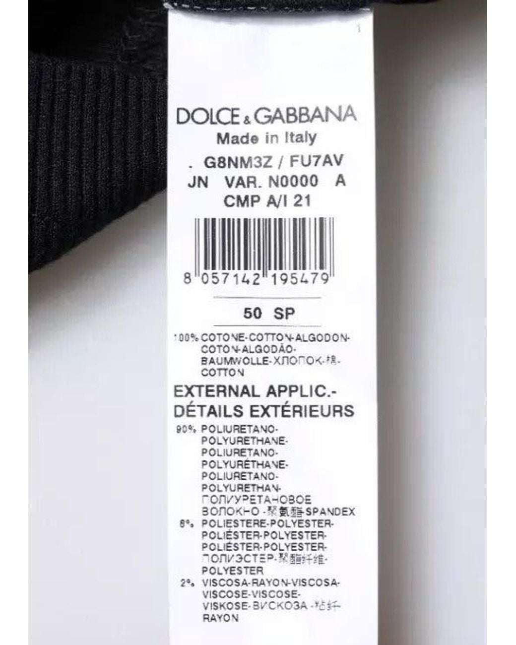 Dolce & Gabbana Black Ribbed Tank Top Underwear for men