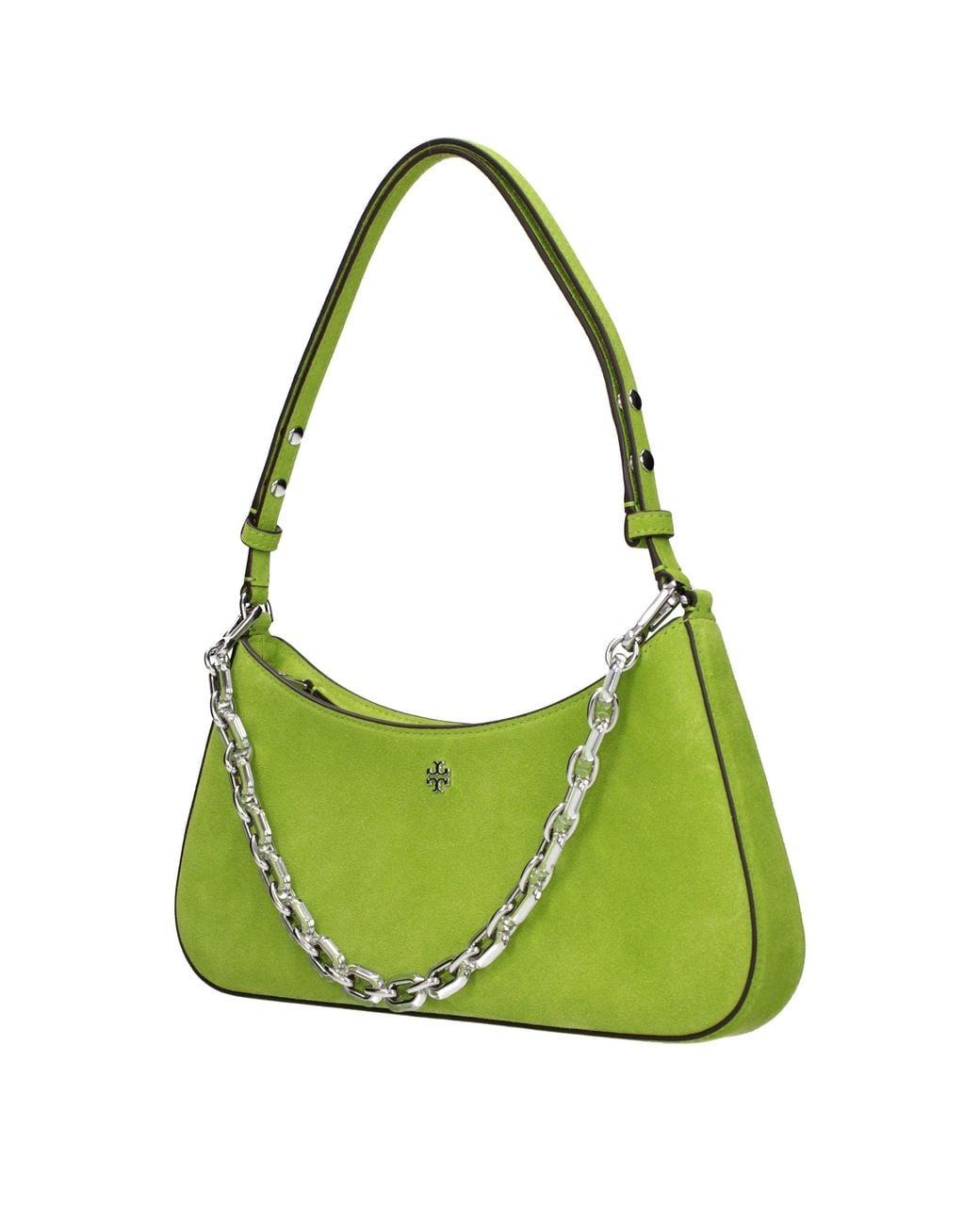 Tory Burch Green Leather Shoulder Bag