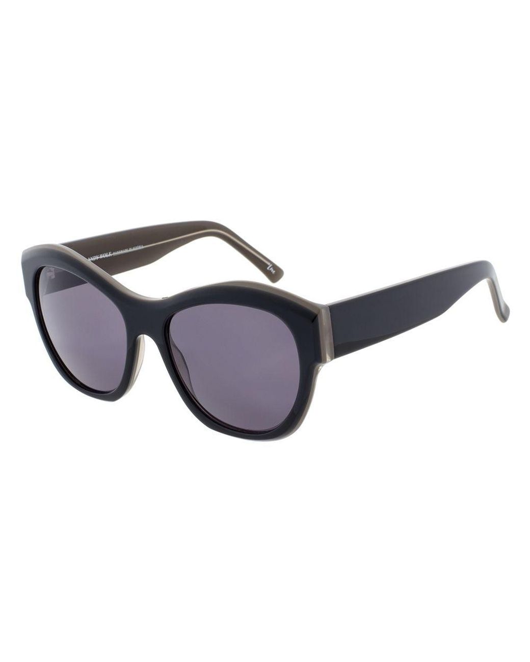 Andy Wolf Purple Gray Acetate Sunglasses