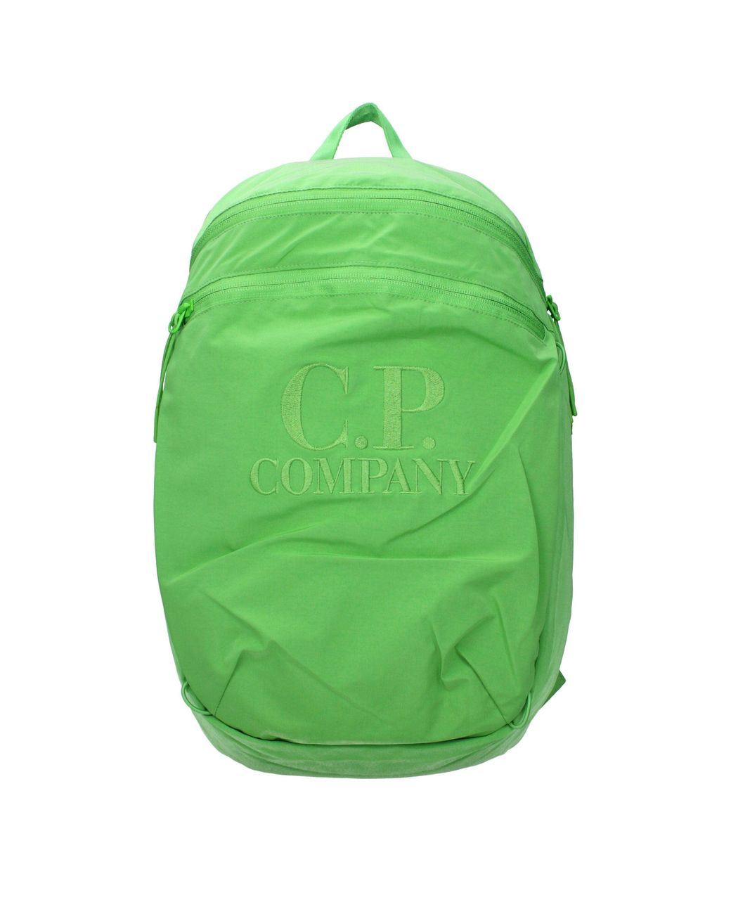 C P Company Green Fabric Backpack for men