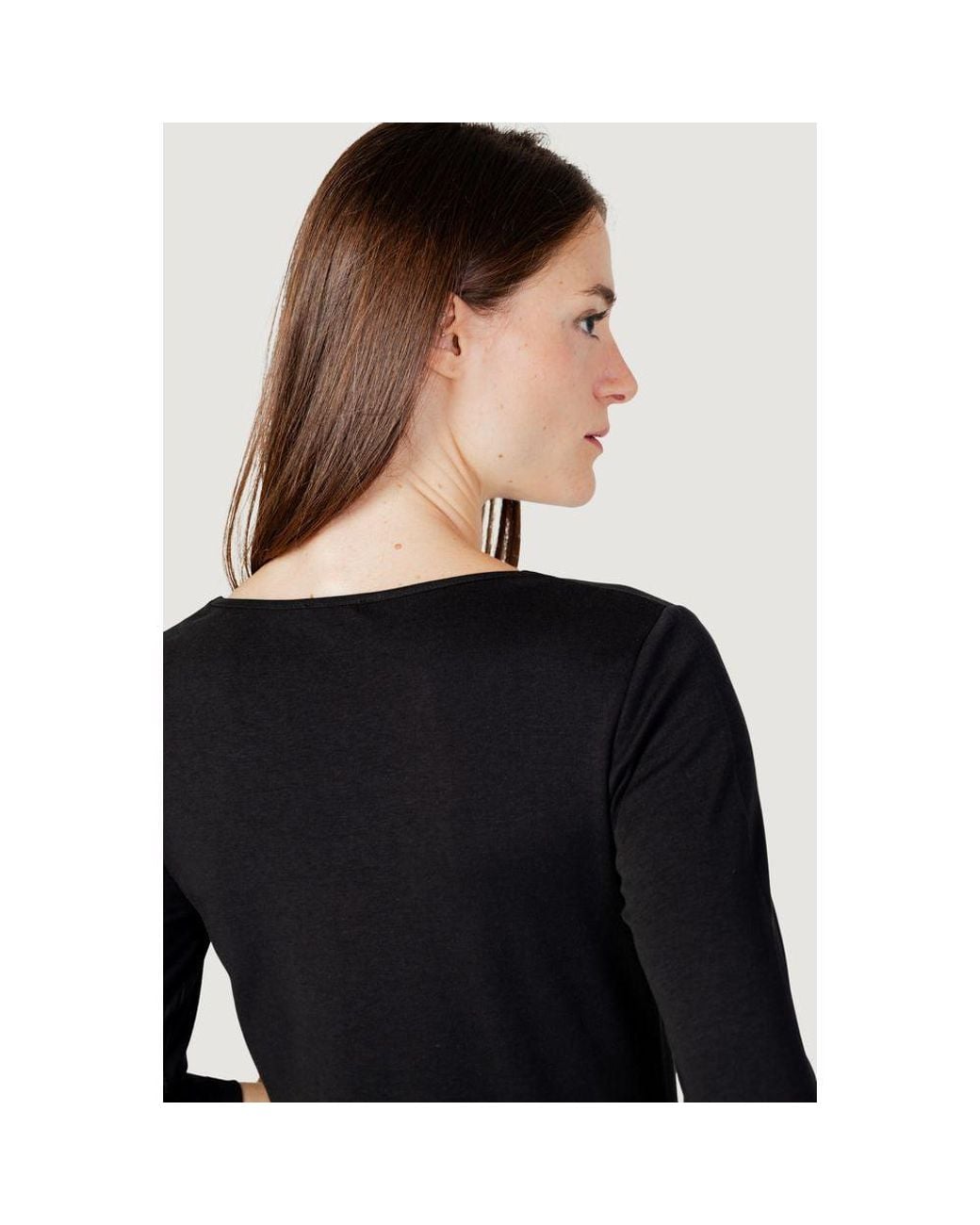Street One Black Cotton Tops & T