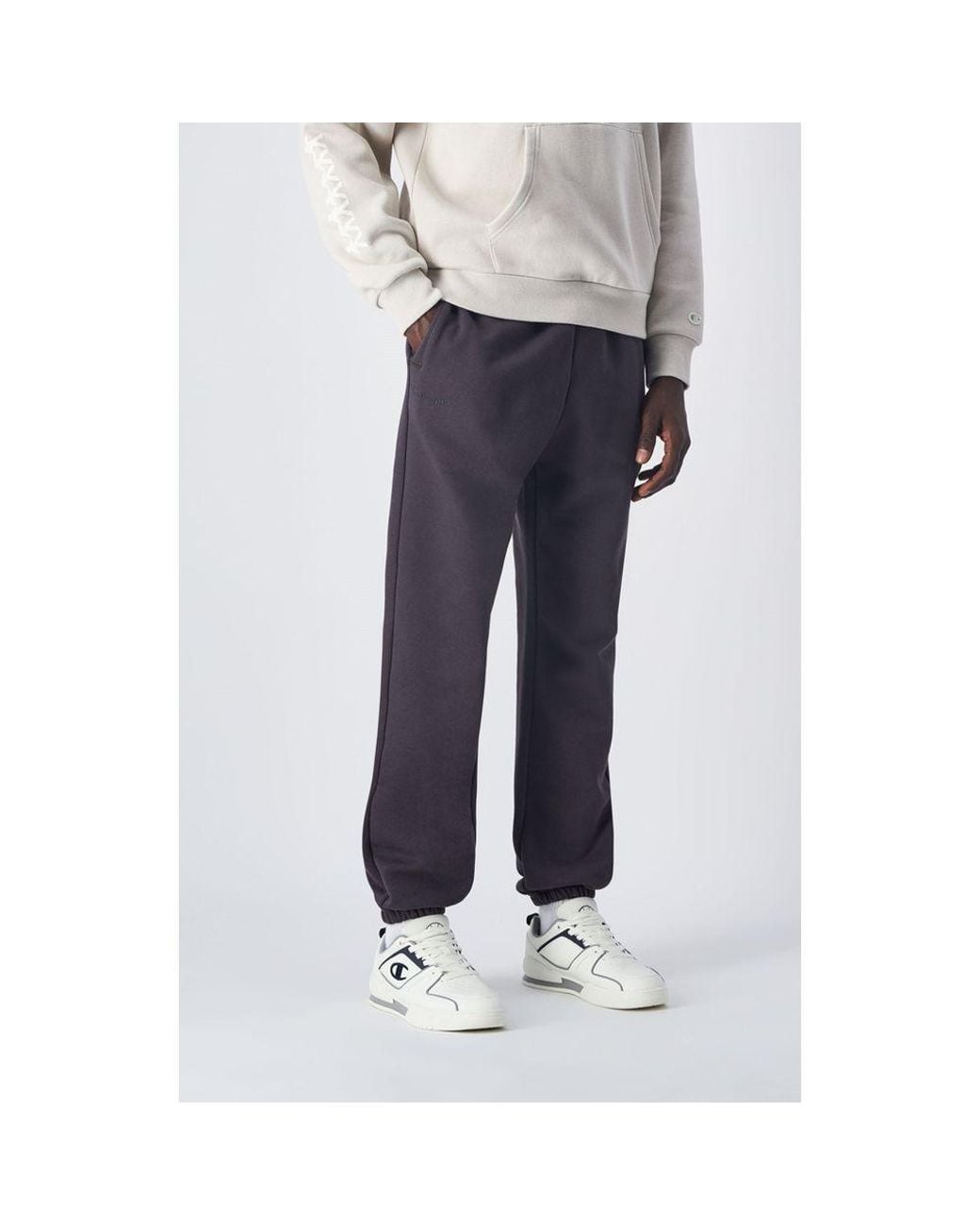 Champion Blue Cotton Joggers (Workout Pants) for men