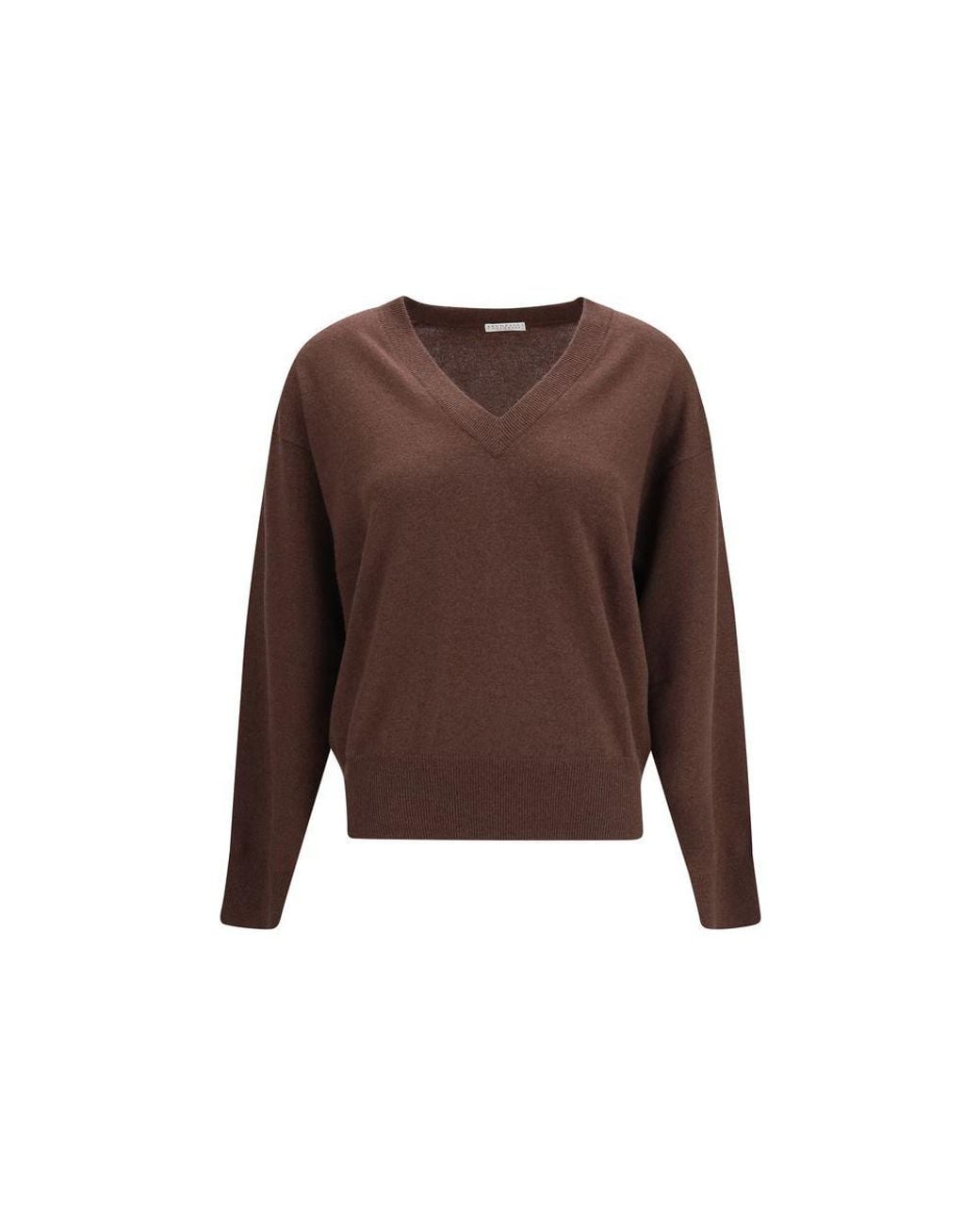 Brunello Cucinelli Brown Cashmere Sweater