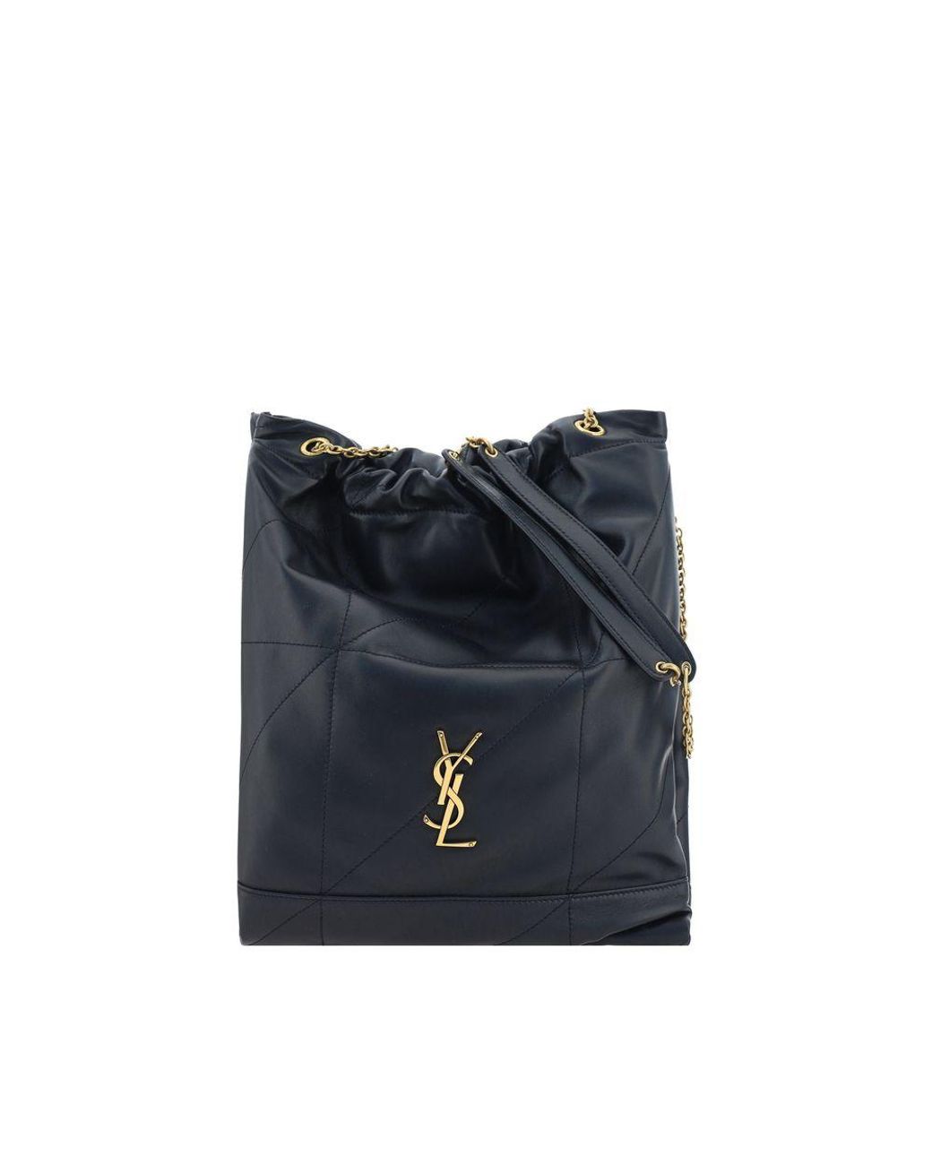 Saint Laurent Blue Black Lamb Ovis Aries Shoulder Bag for men