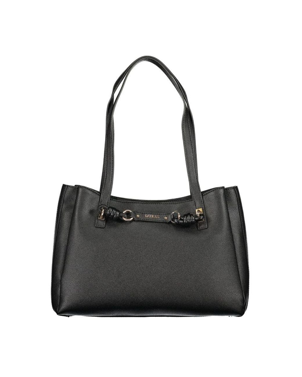 Guess Black Polyurethane Bag