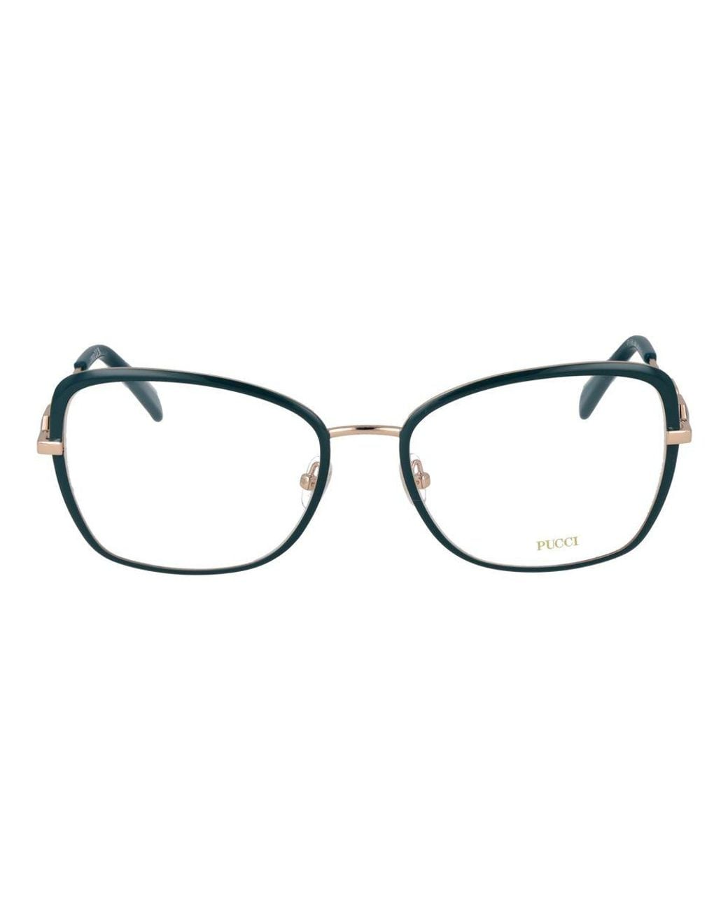 Emilio Pucci Metallic Metal Glasses (Frames)
