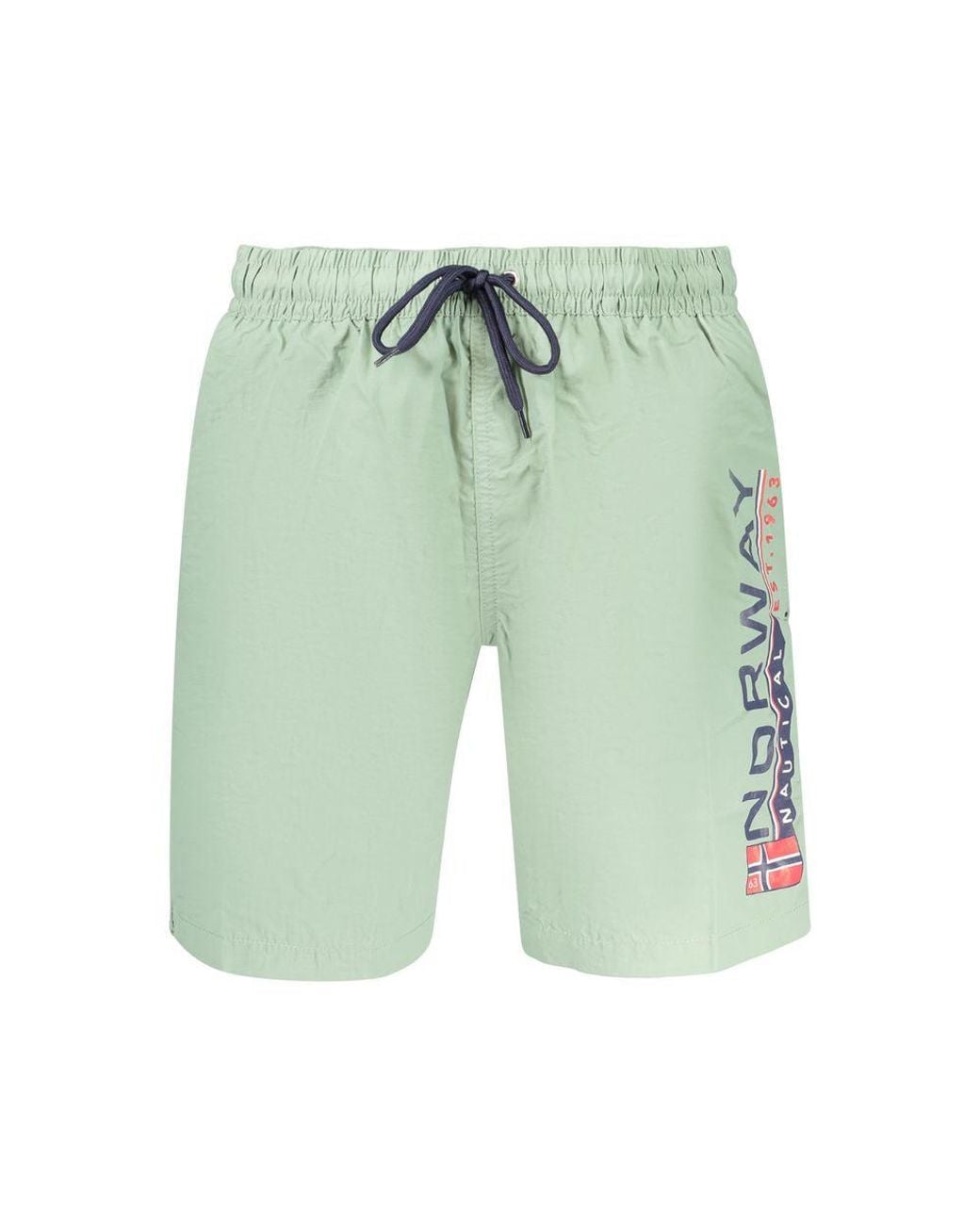 Norway 1963 Green Polyamide Men's Swimwear for men