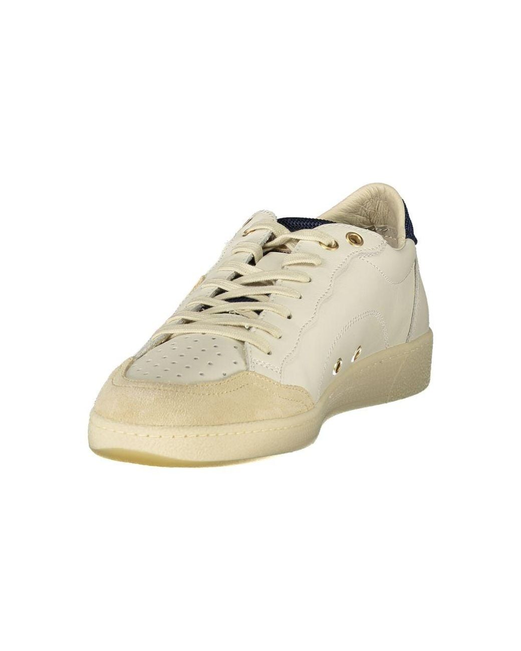 Blauer Natural White Polyurethane Men Sneaker for men
