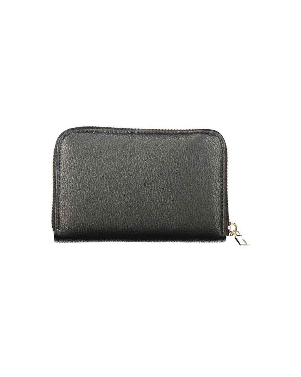 Guess Gray Black Polyethylene Wallet