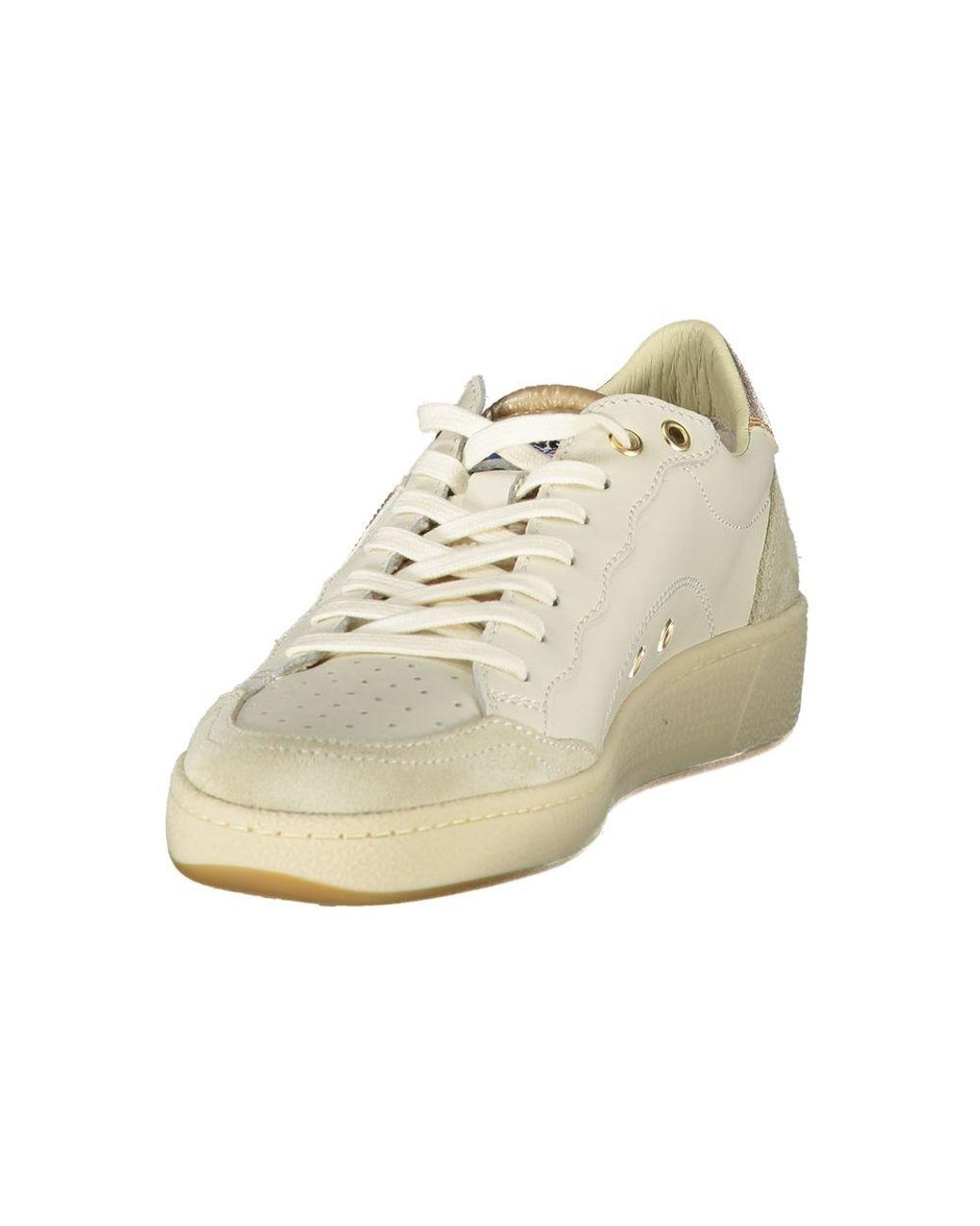 Blauer Natural White Leather Sneaker