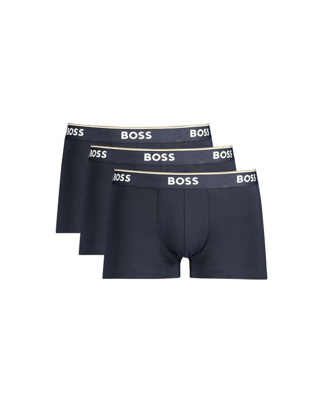 Boss Blue Blu Cotton Men Boxer for men