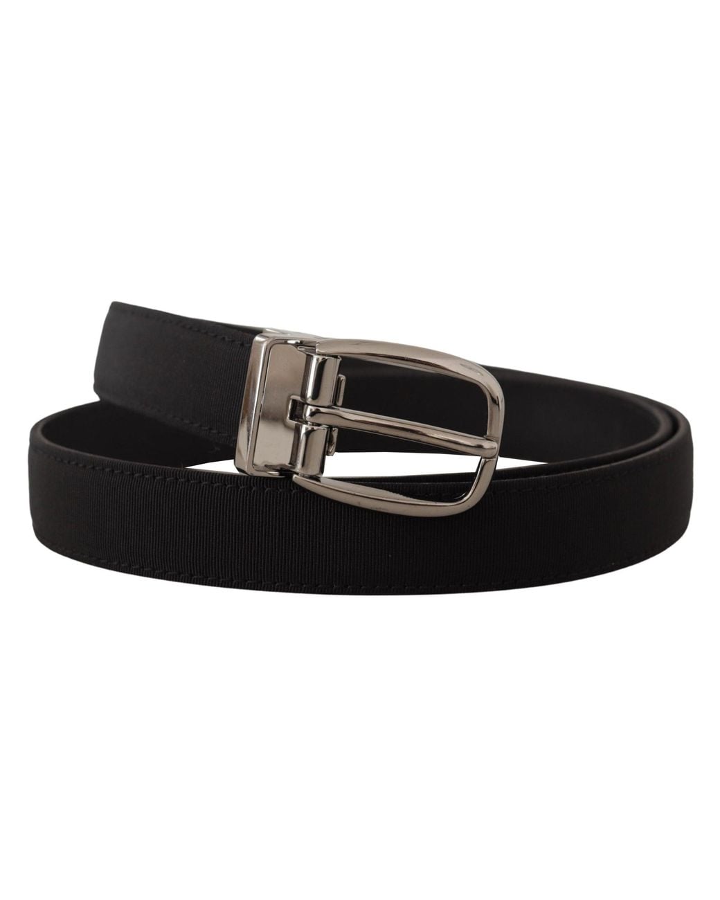 Dolce & Gabbana Black Leather Belt Classic Style for men
