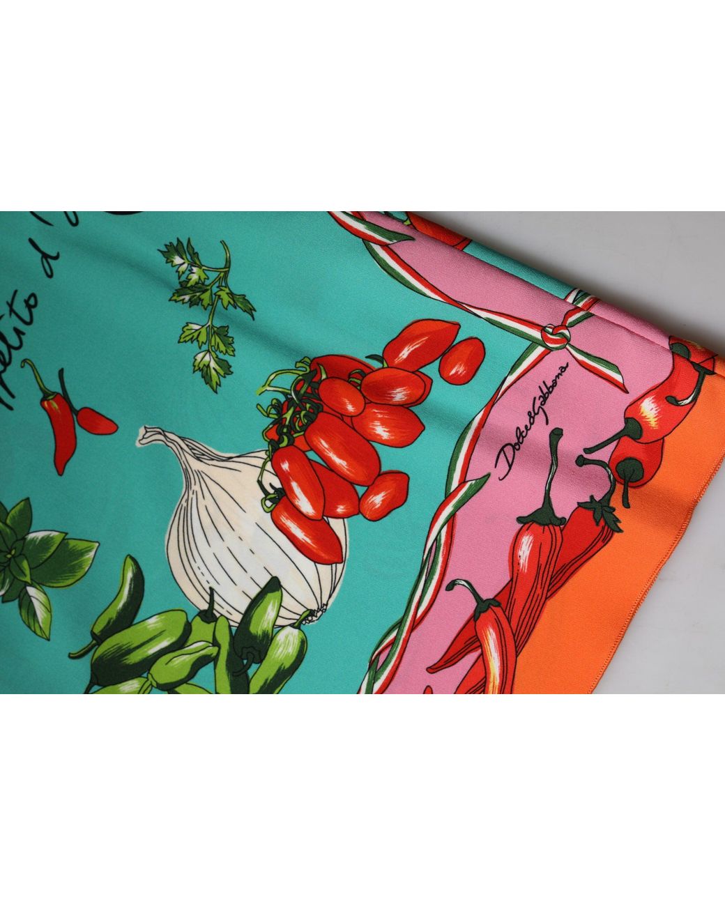 Dolce & Gabbana Green Multicolor Floral Silk Sleeveless Tank Top for men