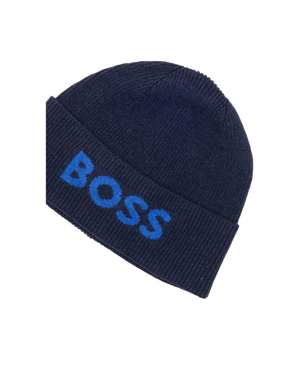 Boss Blue Recycled Polyamide Cap (baseball Hat) for men