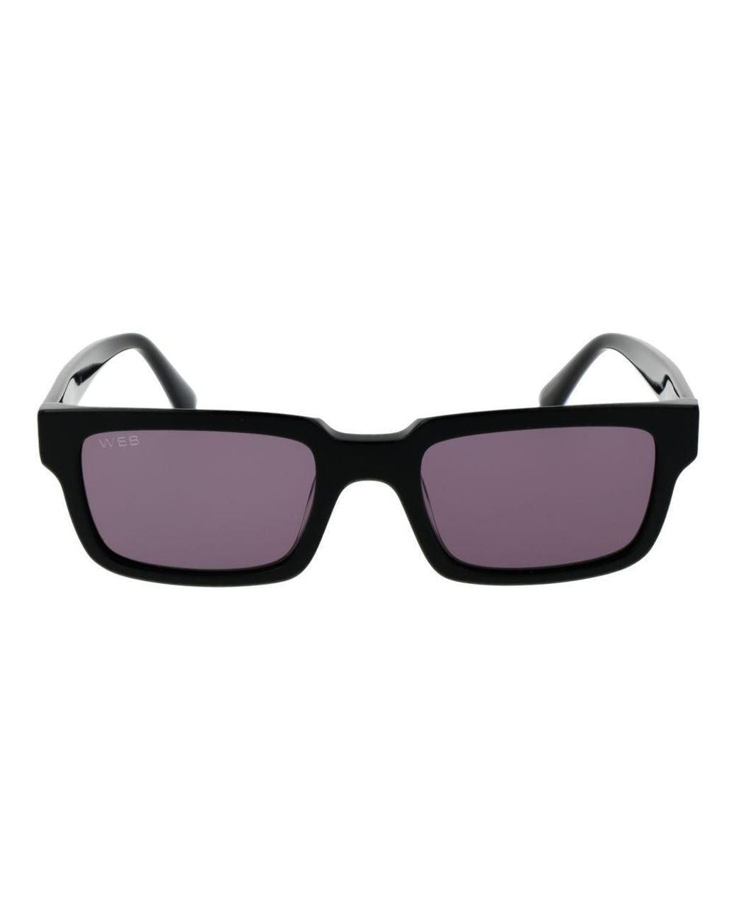 Web Black Acetate Sunglasses for men