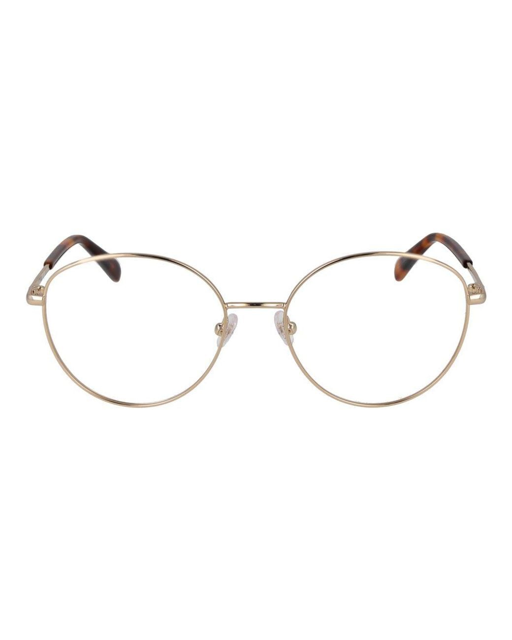 Emilio Pucci Metallic Gold Metal Glasses (frames)