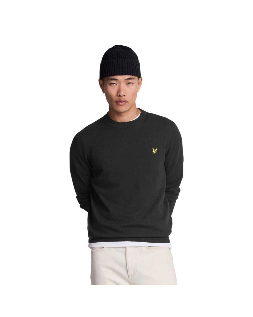 Lyle & Scott Black Cotton Sweatshirt for men