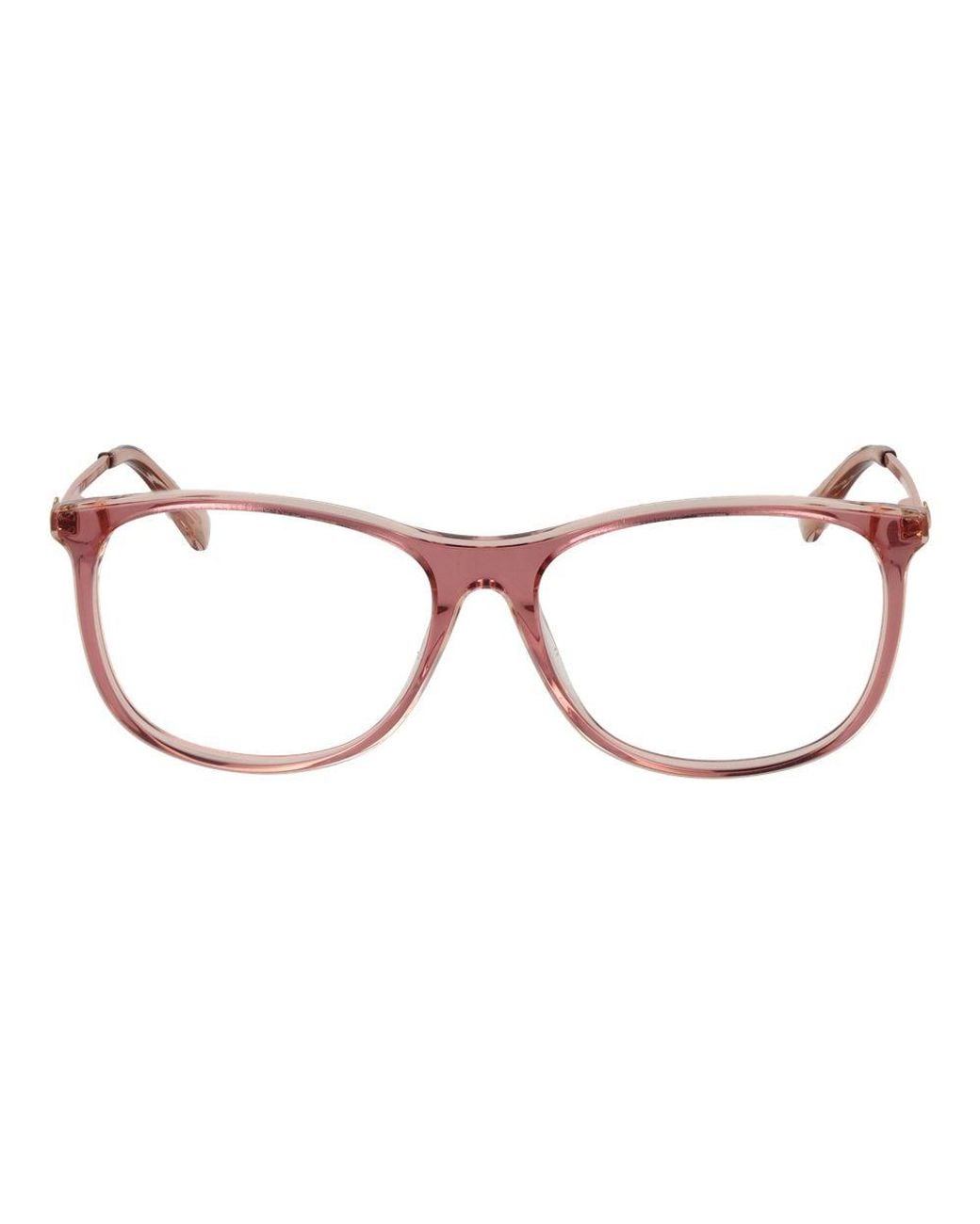 Love Moschino Brown Pink Acetate Glasses (frames)